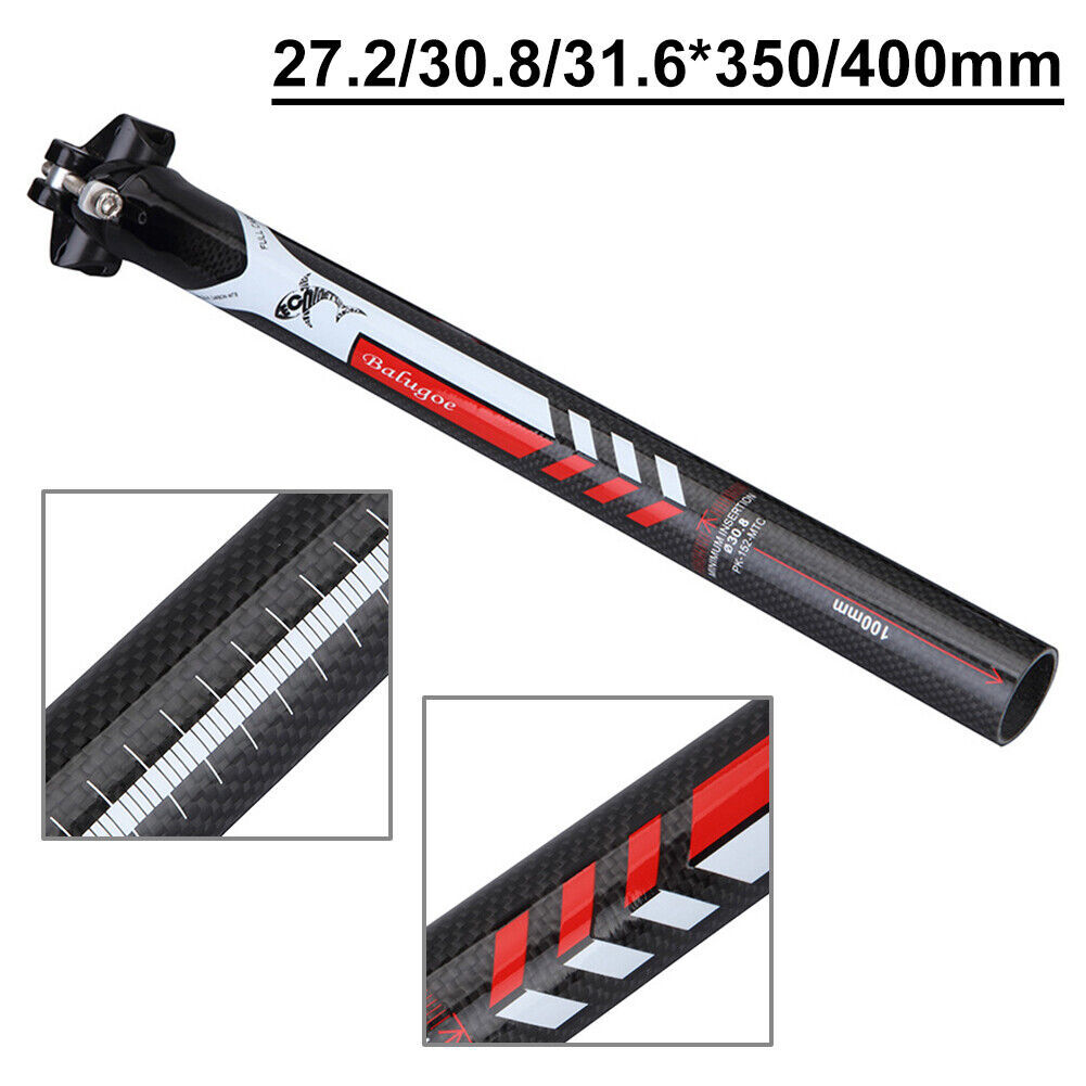 EC90 3K Seatpost MTB / Road Bike Seat Saddle Post Glossy Ful