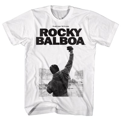 Rocky Balboa Punching Sky Movie Poster Men's T Shirt Boxing Fighter