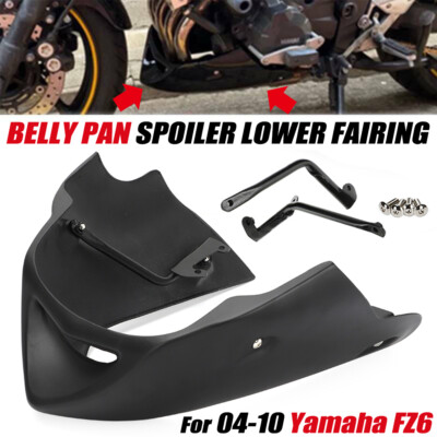 For Yamaha FZ6 Fazer 600 S2 2004 - 2009 2010 Belly Pan Lower Fairing Spoiler ABS