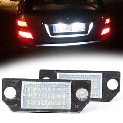 2x LED Number License Plate Light Lamp Bulb for Ford Focus C-MAX MK2 2003-2008