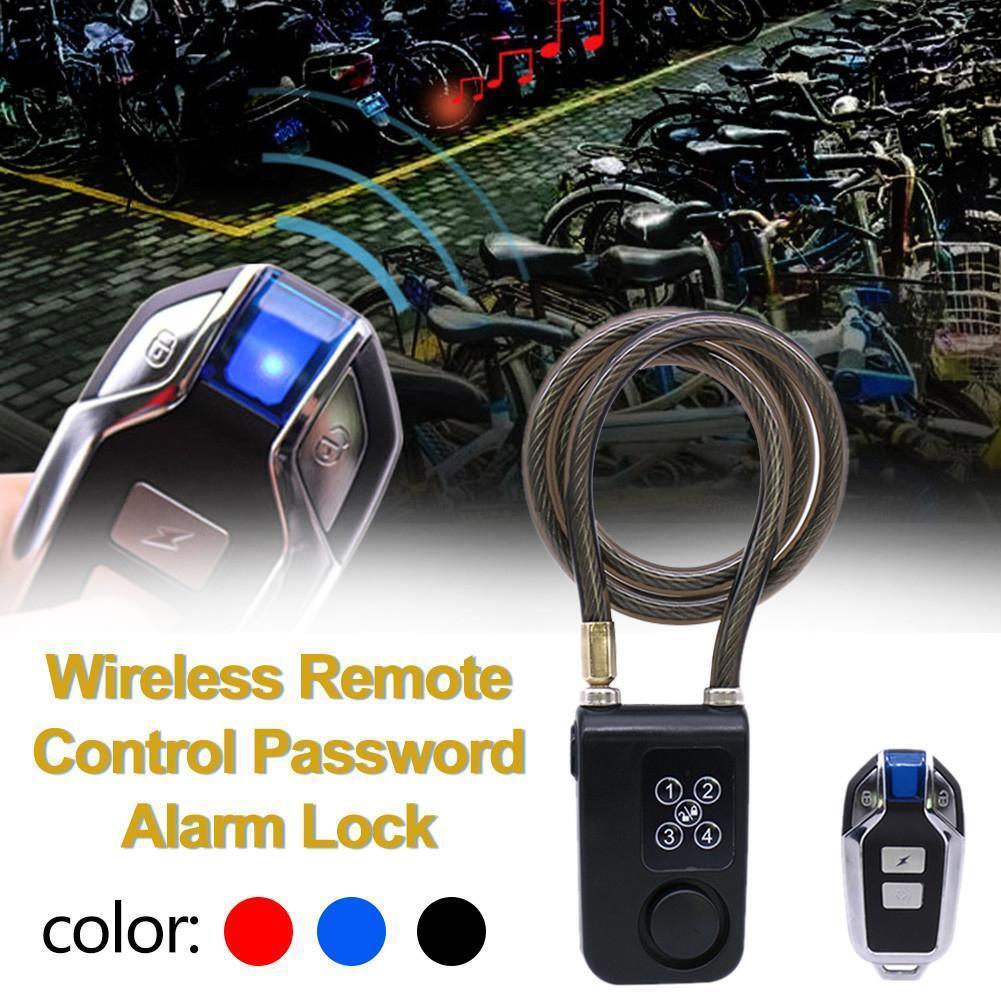 Anti-Theft Smart Bike Lock Bluetooth-compatible Control Cycling Security Alarm (