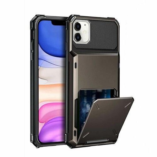 Wallet Case 4 Credit Card ID Holder Cover For iPhone 13 14 Pro Max 12 11 XS 8 7