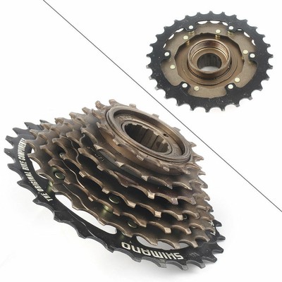 Cassettes, Freewheels & Cogs Shimano Mf-tz21 14-28 Teeth 7 Speed Freewheel Choice Materials