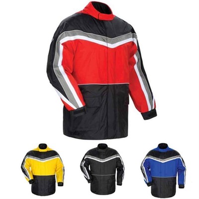 Tour Master - Elite Series 2 Waterproof Hooded Motorcycle Rainsuit Zipped Jacket