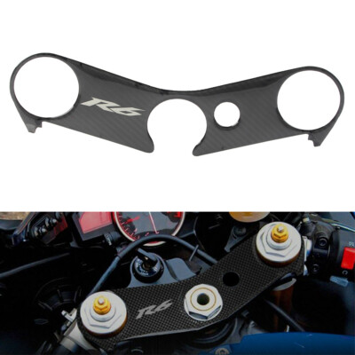 Carbon Fiber Look Handle Yoke Cover Sticker for  Yamaha YZF R6 2006-2017 US