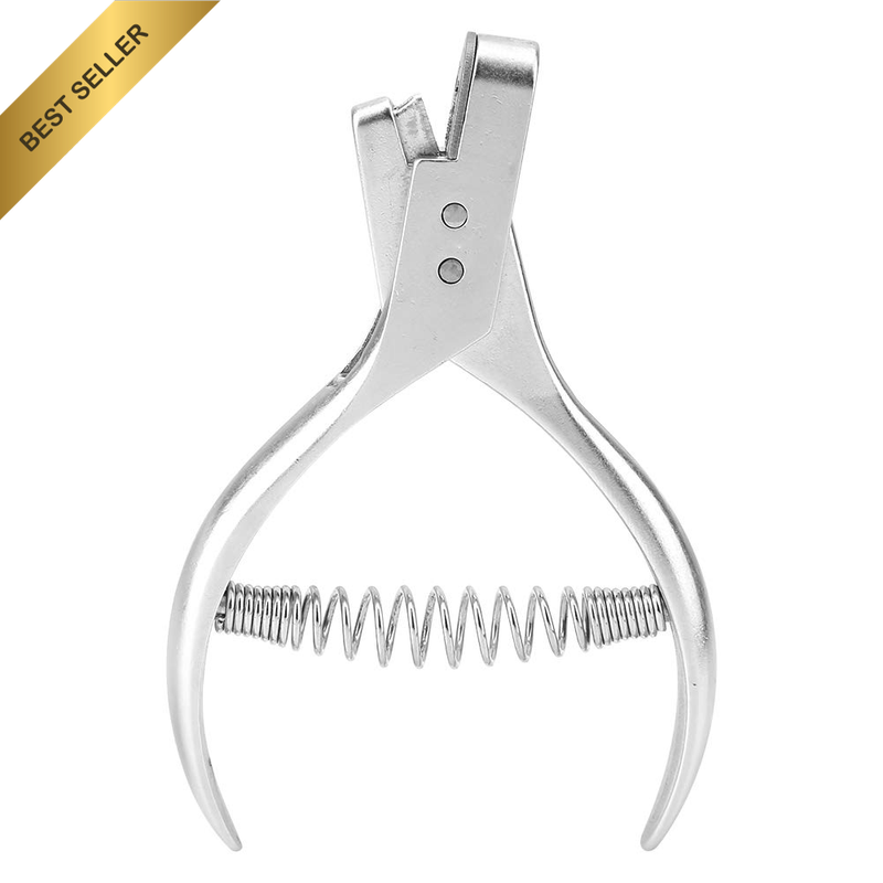 Stainless Steel Sewing Pliers Punch Hole Punch Marker Hand Tool for Garment Patt