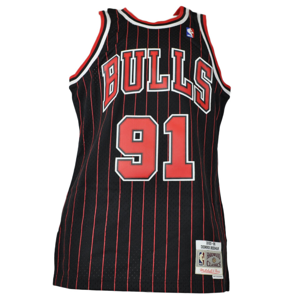 BULLS RODMAN #91 スウィングマンジャージ M NBA Chicago Bulls #91 Dennis Rodman HWC Swingman Jersey