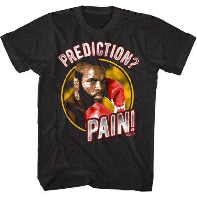 Rocky 3 Clubber Lang Prediction Pain Men's T Shirt Boxer Mr T Champion Fighter