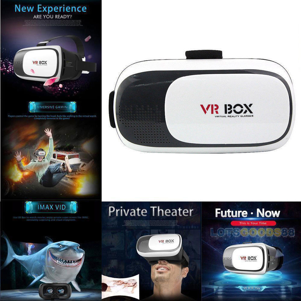 Bluetooth 3D 2.0 Virtual Reality Glasses Headset VR Box Goggles With Remote CA!!