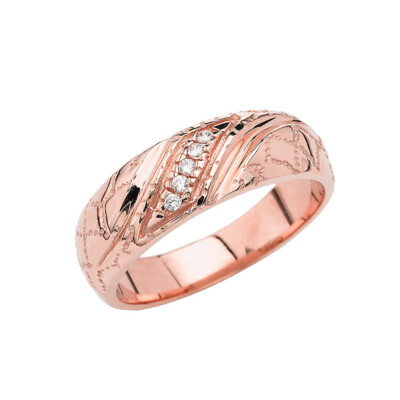 Pre-owned Fdj Men's Nugget Wedding Band Ring In Gold (yellow/rose /white) In Yellow Gold