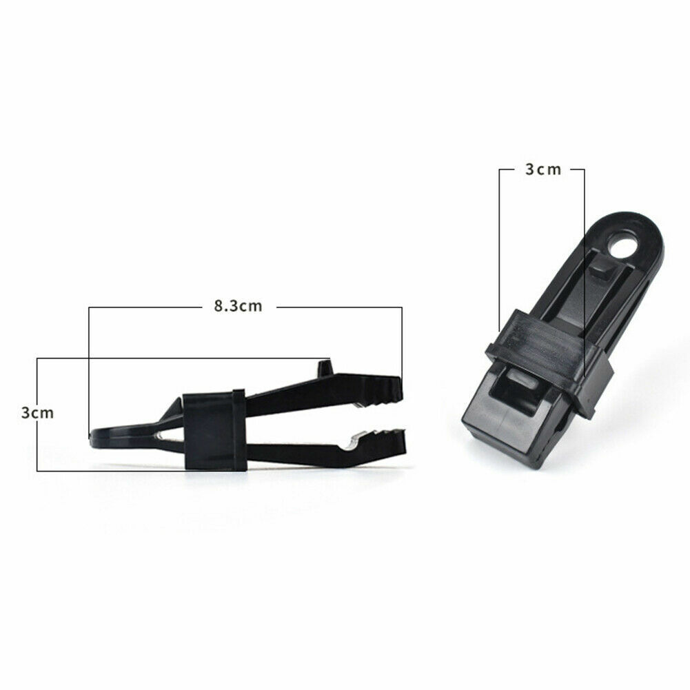 Sporting Goods Awning Tarp Clamp Set Clips Hangers Survival Tent Emergency Grommet Yh Camping Hiking