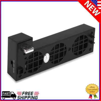 Game Console Temperature Control USB Cooling Fan 3 Fans Cooler for Xbox One X