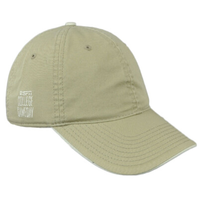 Beige Blank Solid Color Dad Hat Cap Relaxed Slouch Adjustable Curved Bill 