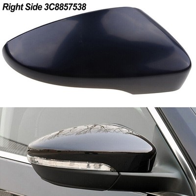 18) Black ABS Mirror Cover Cap for Passat 2012 2016 CC For EOS For Scirocco