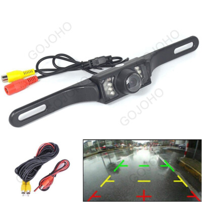 CMOS Car Rear View Backup Parking Reverse Camera Back HD Vision Waterproof 7 LED