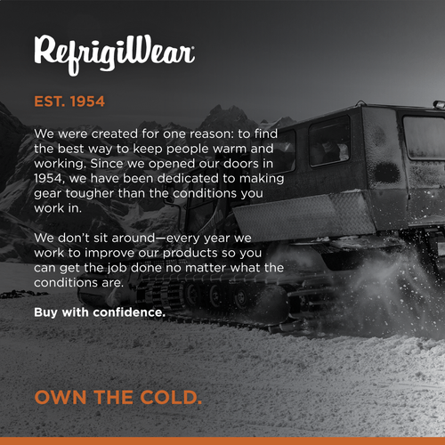 RefrigiWear Mens Warm Insulated Softshell High Bib Overalls, -20F Comfort Rating