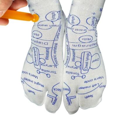 Foot Massage Socks Point Marking Acupuncture Moxibustion Reflexology Socks