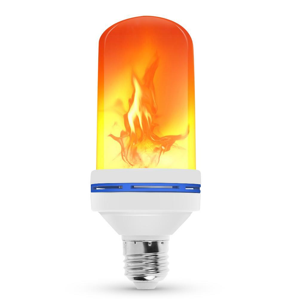 E27 4W 108LED Fackel Feuer 3 Modi Lampe Flammen Effekt Glühbirne Flacker Birne