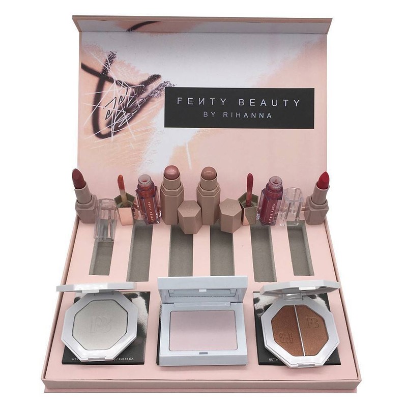 Fenty Beauty Make Up Kit Lipgloss Lipstick Foundation Contour Highlighter Set Ebay