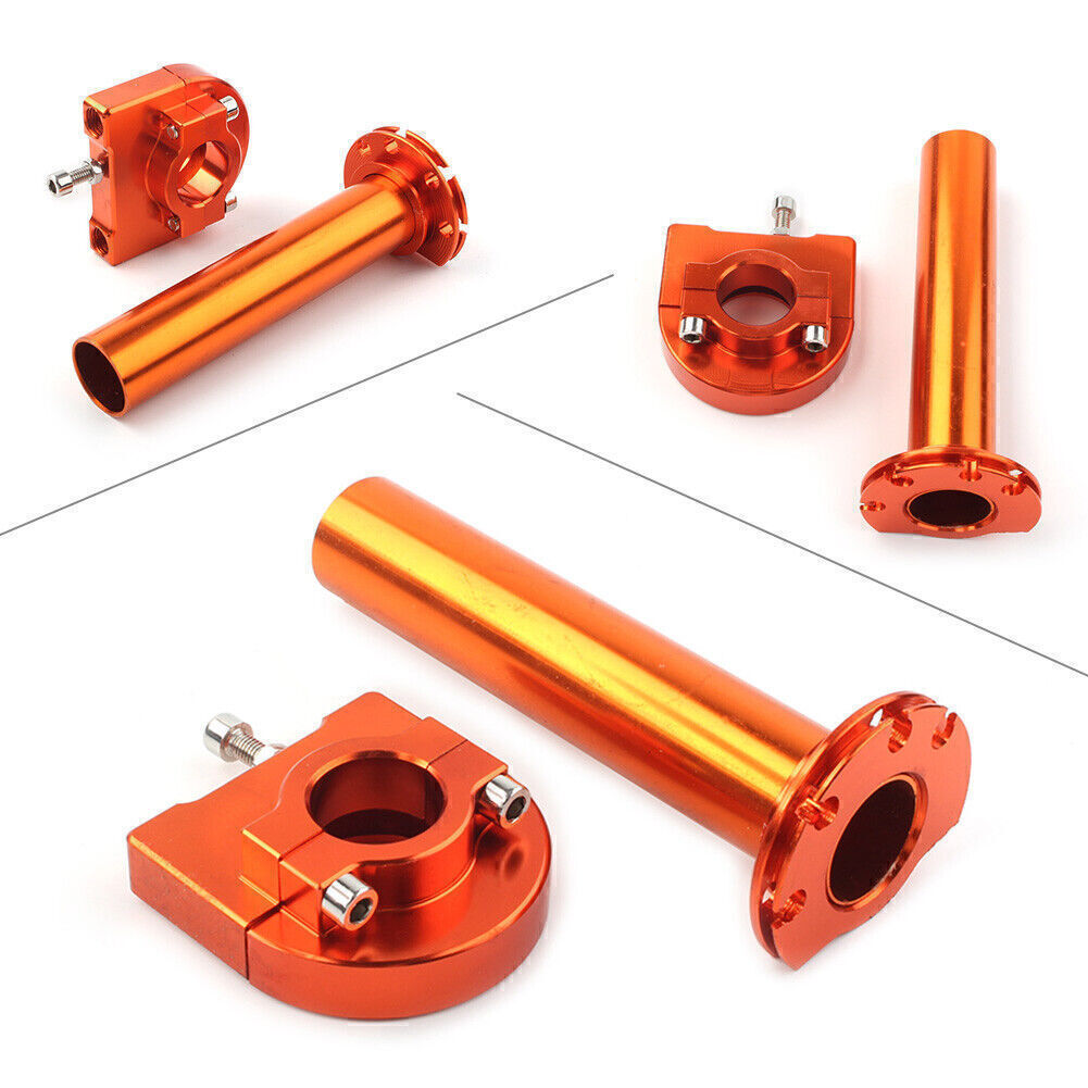 CNC 7/8" Turn Twist Throttle Handle Bar Throttle Tube For Motorcycle