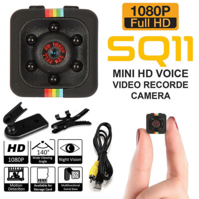 COP Mini CAM Security Camera CCTV Video Motion Detection 32GB Card SQ 11 HD Cam