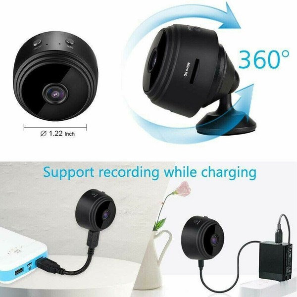 Mini Hidden Spy Camera Wireless Wifi IP Home Security HD 1080P DVR Night Vision - Image 33