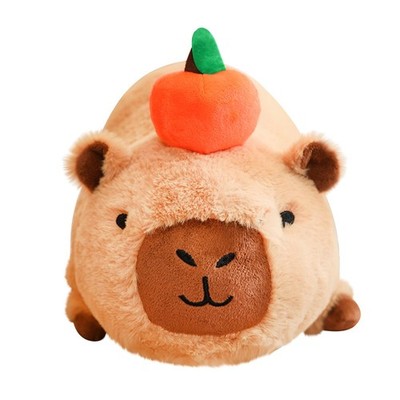 Niedliches Kabibala-Plüschtier mit Orangefarbenem Kopfschmuck. Weiches Kabi7145