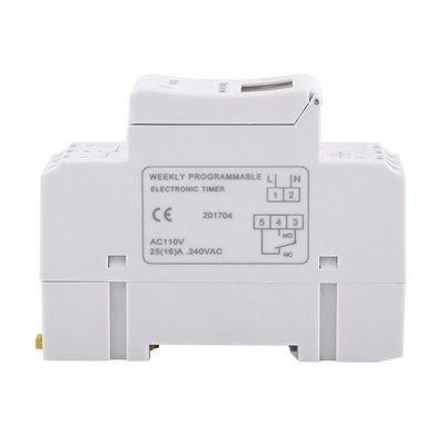 LCD Display Weekly Programmable Electronic Relay Time 16 ON & OFF Timer AC110V