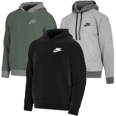 

Мужская флисовая толстовка с капюшоном Nike Athletic с длинным рукавом для тренажерного зала Athletic с капюшоном