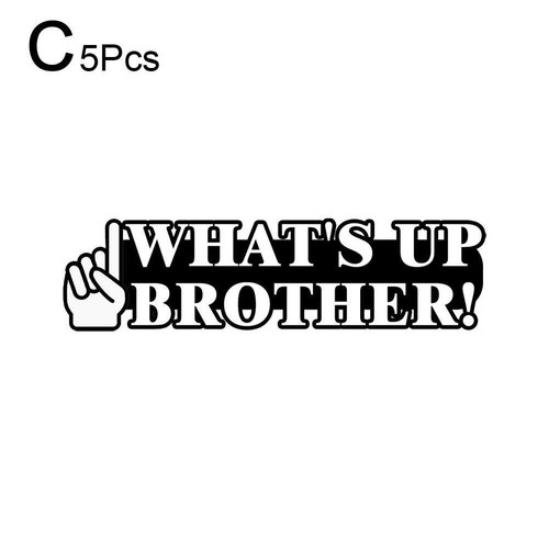 What's up Brother Sticker, Whats up Brother Sketch Sticker Decal Self