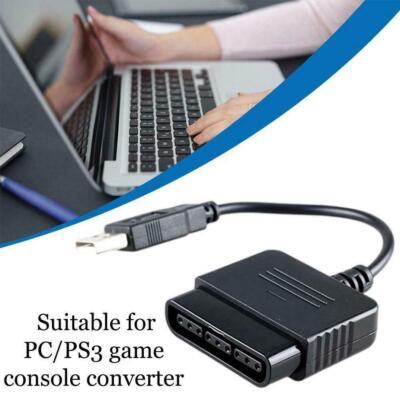 1x For Ps1 Ps2 Playstation 2 Joypad Gamepad To Ps3 Pc USB E2J4 Adapter