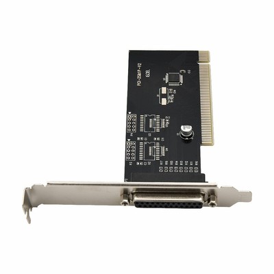 PCI To DB25 LPT Parallel Port Expansion Card With Low Profile Bracket Converter