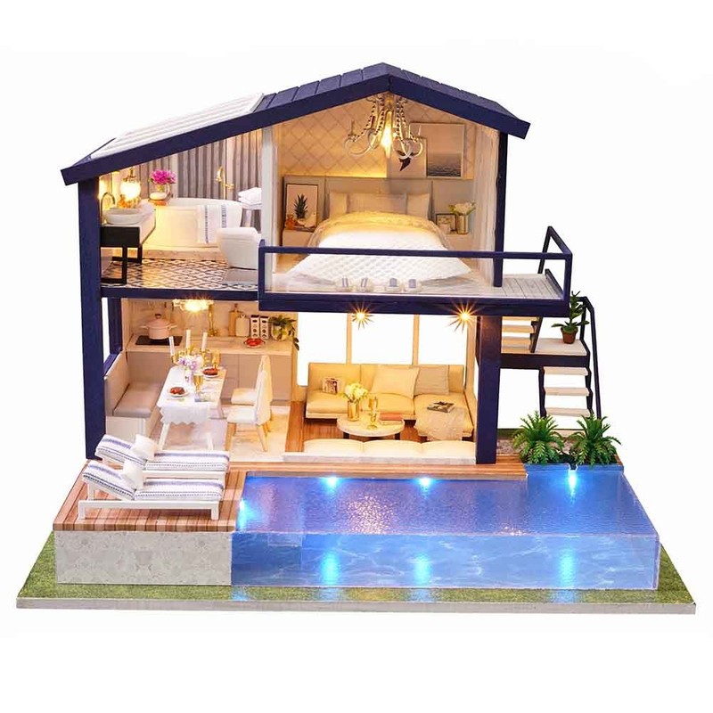LOL SURPRISE DOLL HOUSE MADE WITH REAL WOOD - Furniture DIY HOUSE XMAS