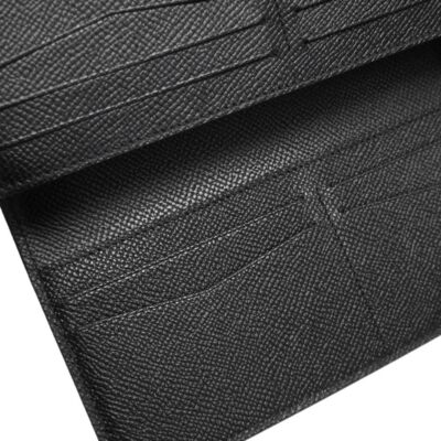 Pre-owned Dunhill Men's Cadogan 10cc Coat Wallet Du18f2100ca001 Black