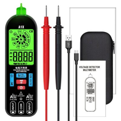A1X Mini Multimeter LCD Digital Tester Voltage Detector DC/AC Voltage Resistance