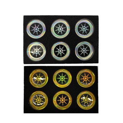 Set of 12 EMF Radiation Protection Stickers for Mobile Devices and Electronics