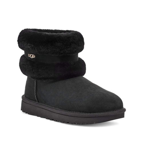 

Женские мини-сапоги UGG с поясом, черные, США 11, Черный