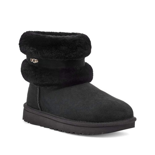 Женские мини-сапоги UGG с поясом, черные, США 11