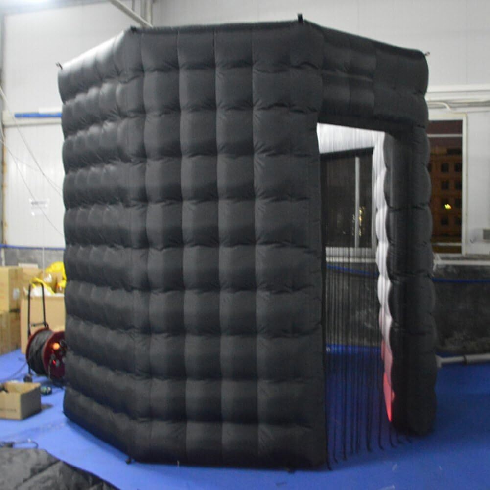 Inflatable Photo Booth Backdrop LED Enclosure Tent for Event Show Party Birthday