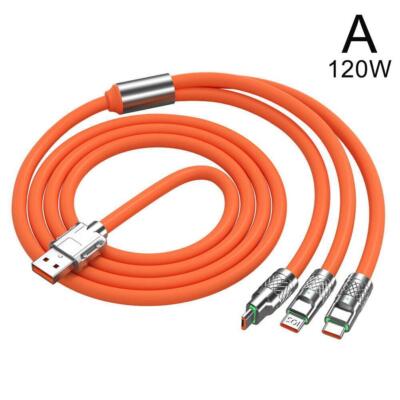 Universal 3 in 1 Fast USB Charging Cable Multi Function Cell Cord PhoneUS.