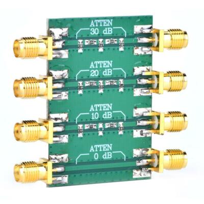 DC-4.0GHz RF Attenuator Board SMA Doppelkopf Hochfrequenz Abschwächer 50Ω 23dBm✈