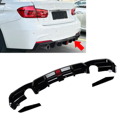 Rear Bumper Protector Spoiler Lip For BMW 3 Series F30 F31 F35 M Sport 12-19 US