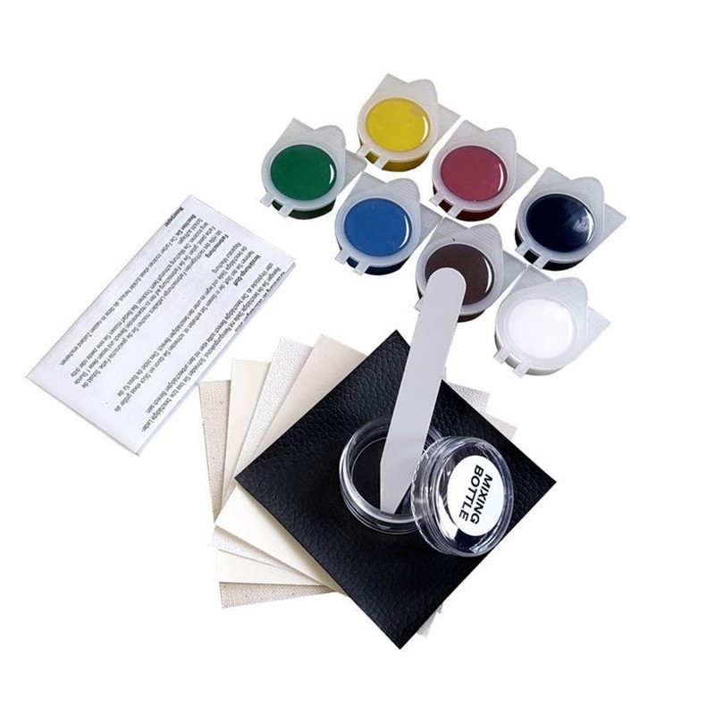 Diy Leather Repair Kit Vinyl Filler Compound Color Restorer Sofa