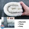 Bacophy 2 Pairs Genuine Thick Sheepskin Fleece Insoles for Women, Premium Warm Fluffy Wool Replacement Cozy Breathable Inner Soles for Shoes Boots Slippers Women Size 10