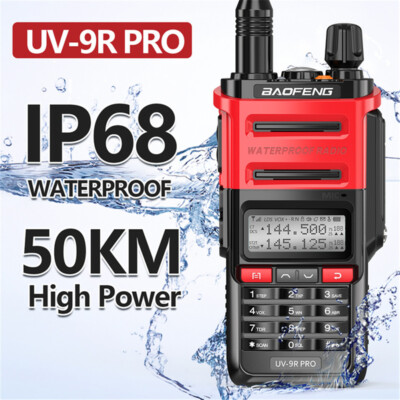 UV-9R PRO Walkie Talkie High Power Two Way Radios Handheld Waterproof