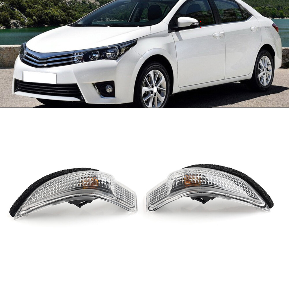 Pair Left & Right Side Mirror Signal Light Indicator Fit For Corolla Camry Yaris