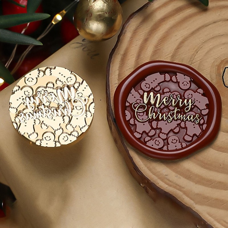 Wachssiegelmarken Retro Weihnachtsgeschenk Winterfestkopf FÃ¼R Geschenkverpackung