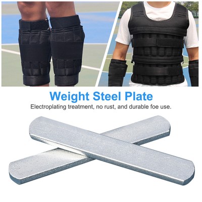 Wohnaccessoires Boxen Gewicht Stahlplatte Krafttraining für Weste verstellbar