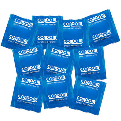 100 Pcs Latex Condoms Bulk Pack Extended Pleasure Extra Time Regular Ultra Thin