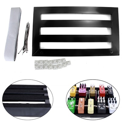 Electric Guitar Pedal Boards Effects Pedal Board Cases + Adhesive Tape 37 x 27cm